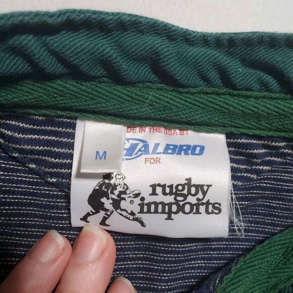 Striped Blue Polo Shirt - Picture 6 of 7